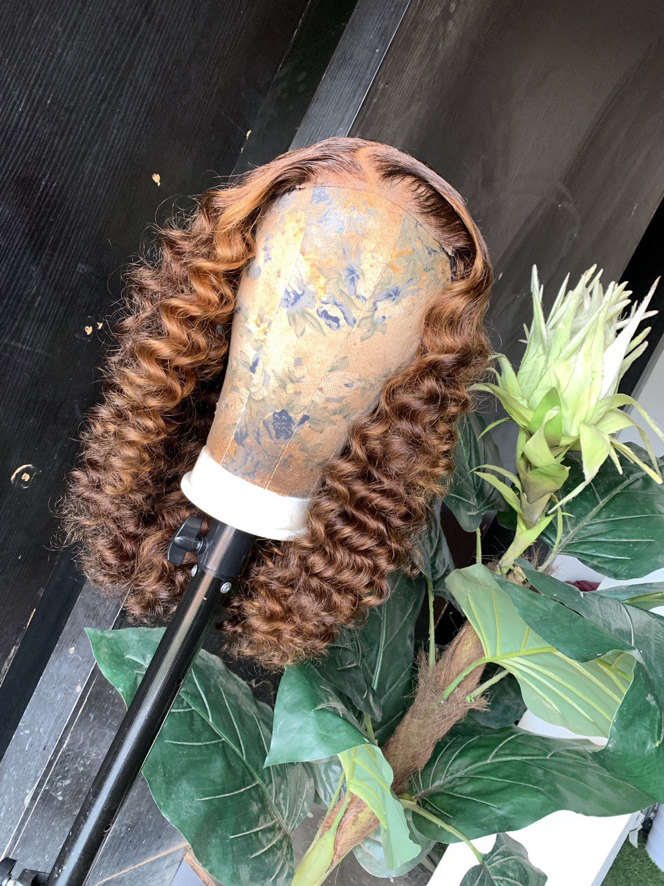 Before and after wig revamping Benin City